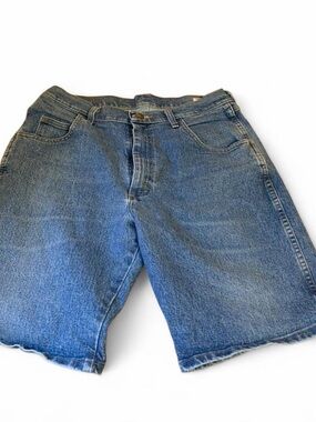Wrangler Medium Blue Denim Jean Shorts